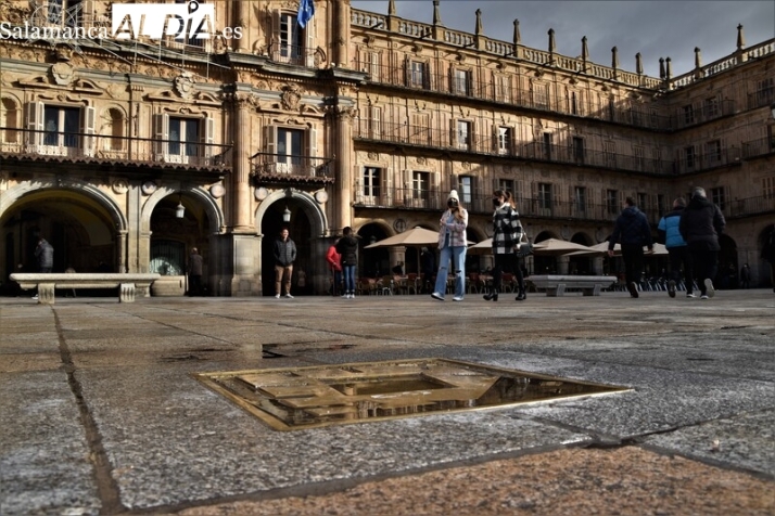 La Plaza Mayor de Salamanca, con la fachada del Ayuntamiento al fondo. Foto: Ángel Merino